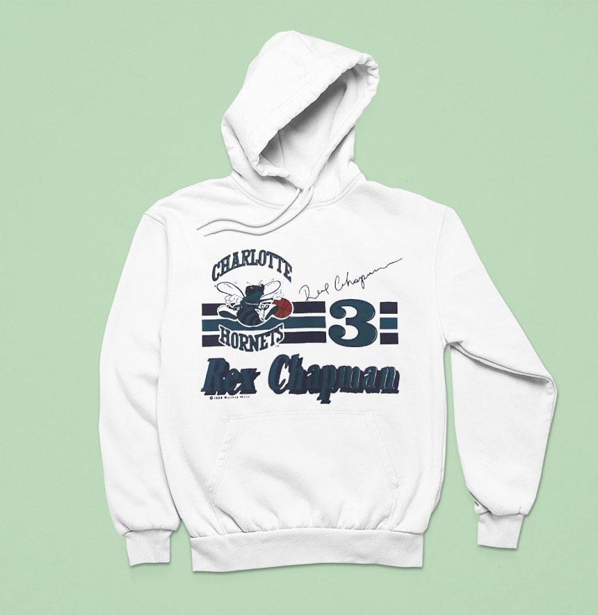 Rex Chapman Charlotte Hornets Basketball Nutmeg Nba Vintage S Hoodie Rex Chapman Charlotte Hornets Basketball Nutmeg Nba Vintage S Hoodie
