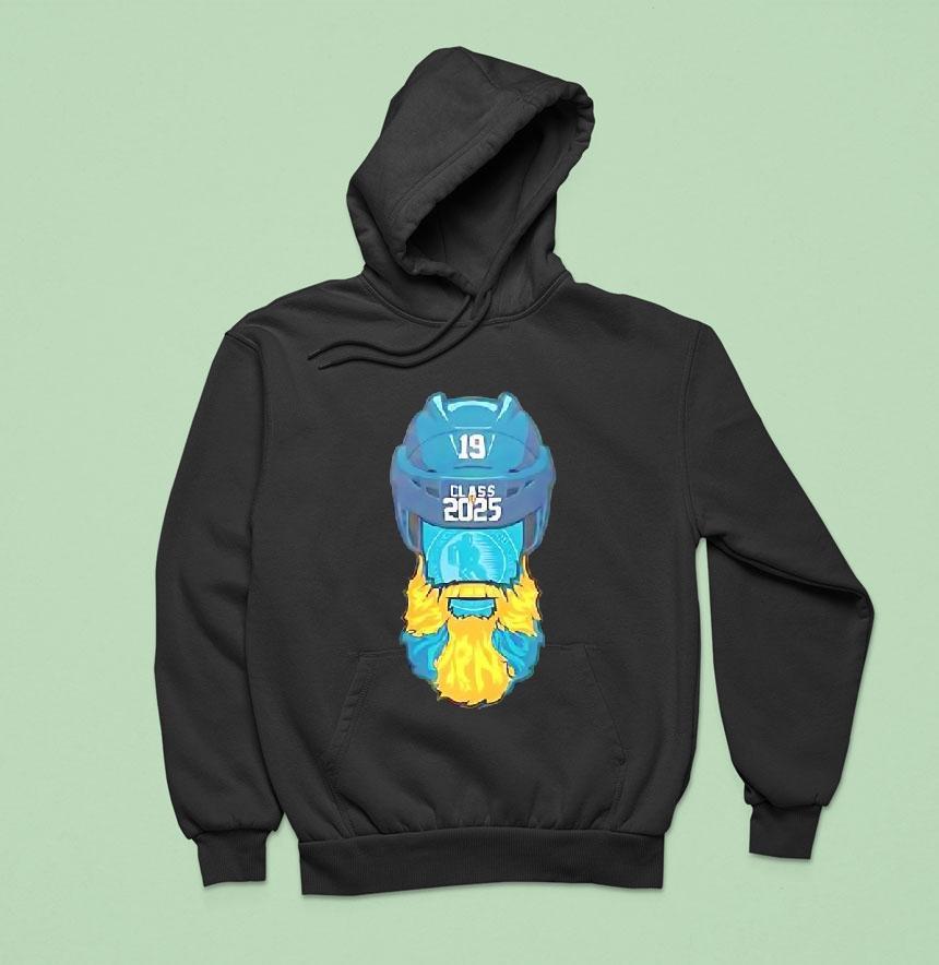 San Jose Sharks Jumbo Hall Of Fame Beard Logo Hoodie San Jose Sharks Jumbo Hall Of Fame Beard Logo Hoodie