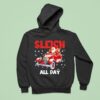 Santa Claus Driving Car Sleigh All Day Merry Christmas Hoodie