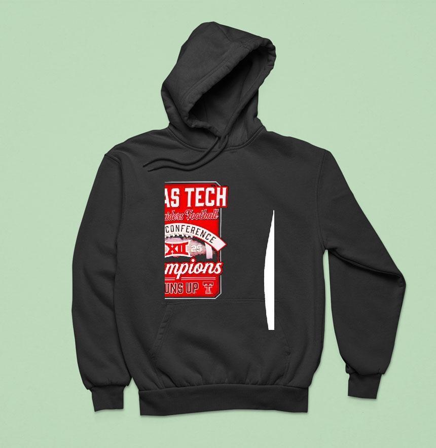 Texas Tech Red Raiders Big Football Champions Score Guns Up Hoodie Texas Tech Red Raiders Big Football Champions Score Guns Up Hoodie