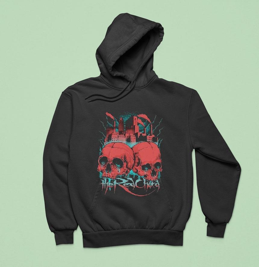 The Red Chord Skull Factory Hoodie The Red Chord Skull Factory Hoodie