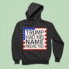 Trump Had His Name Redacted Hoodie