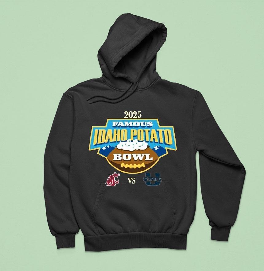 Washington State Cougars Vs Utah Utes Famous Idaho Potato Bowl Hoodie Washington State Cougars Vs Utah Utes Famous Idaho Potato Bowl Hoodie