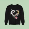 Alabama Crimson Tide Accept Understand Love Heart Crystal Sweatshirt