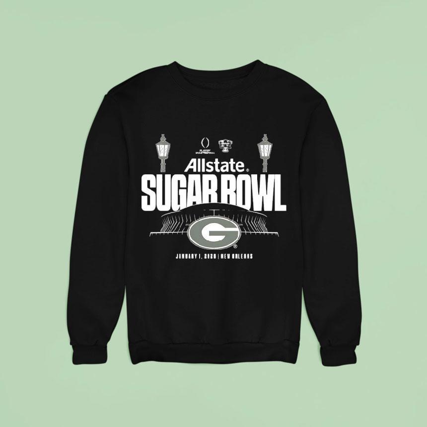 Allstate Sugar Bowl Georgia Bulldogs Playoff Quarterfinal Sweatshirt Allstate Sugar Bowl Georgia Bulldogs Playoff Quarterfinal Sweatshirt