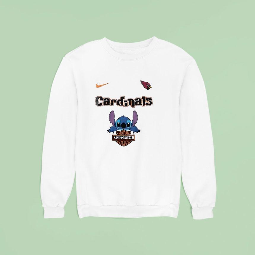 Arizona Cardinals X Stitch Harley Davidson Sweatshirt Arizona Cardinals X Stitch Harley Davidson Sweatshirt