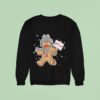 Bite Me Hostile Gingerbread Sweatshirt