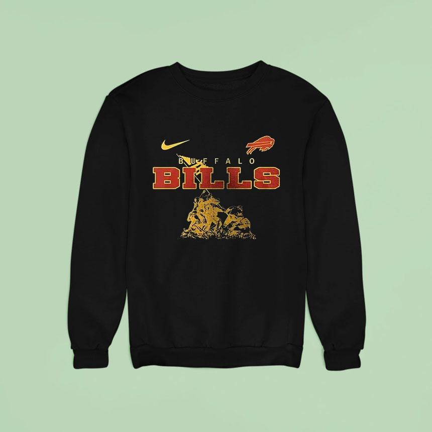 Buffalo Bills Being A Marine Is A Choice Being A Marine Veteran Is An Honor Sweatshirt Buffalo Bills Being A Marine Is A Choice Being A Marine Veteran Is An Honor Sweatshirt