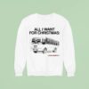 Caracas All I Want For Christmas La Lacra Bus Sweatshirt