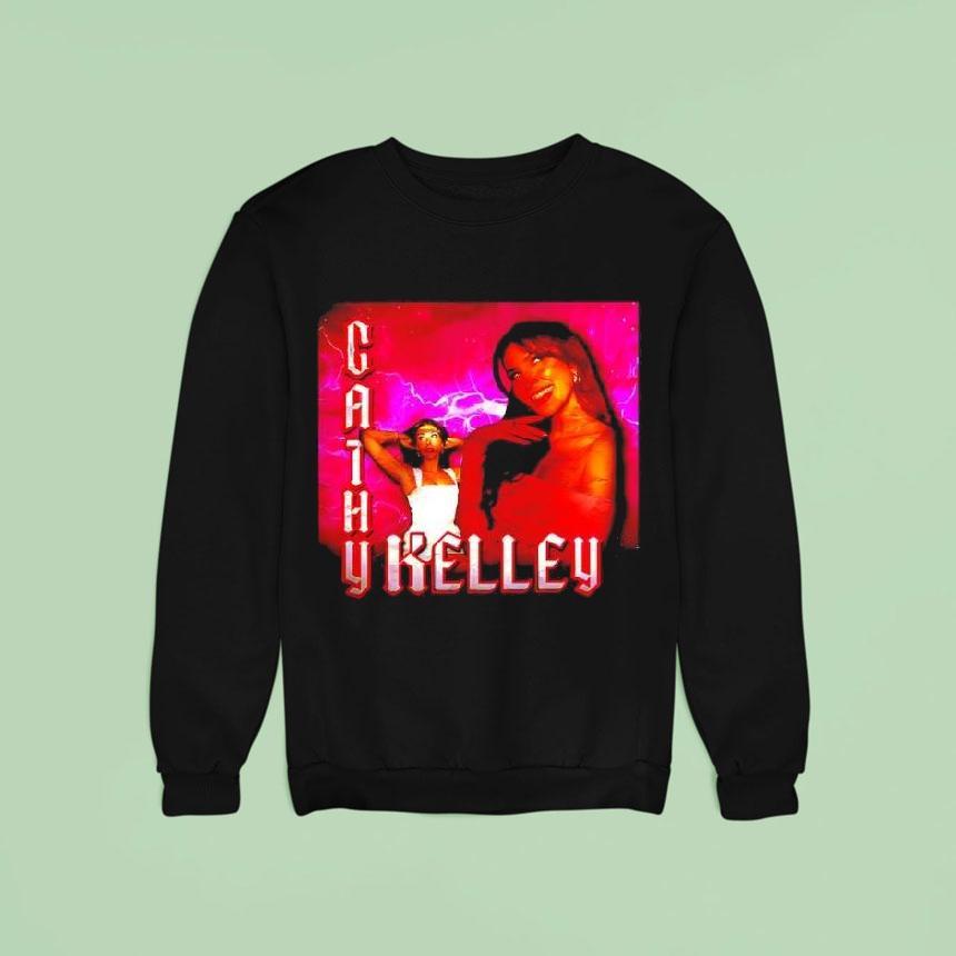 Cathy Kelley Pose Graphic Sweatshirt Cathy Kelley Pose Graphic Sweatshirt