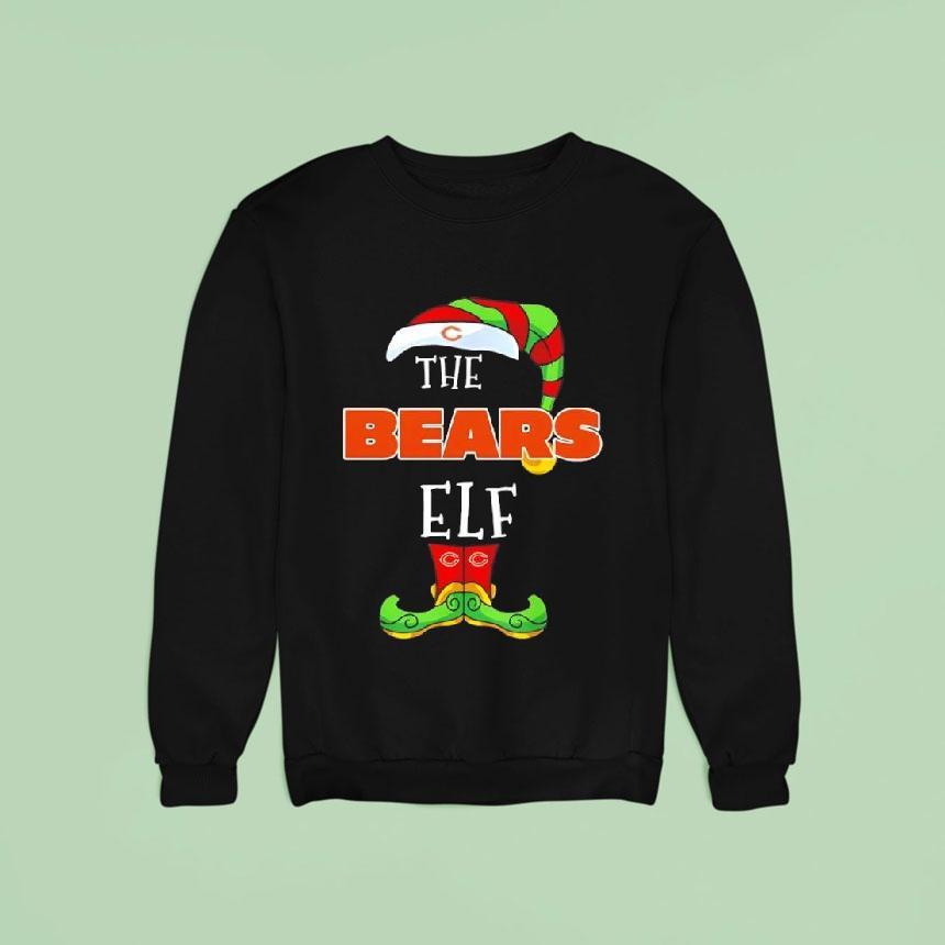Chicago Bears Christmas Elf Sweatshirt Chicago Bears Christmas Elf Sweatshirt