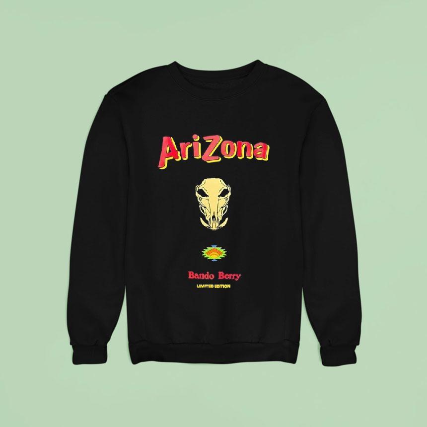 Childish Gambino Wearing Arizona Bando Berry Limited Edition Sweatshirt Childish Gambino Wearing Arizona Bando Berry Limited Edition Sweatshirt