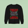 Christmas Tree Alphabet Lights Sweatshirt