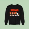 Cleveland Browns X Peanuts Snoopy Abbey Road Sweatshirt