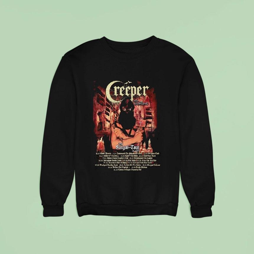 Creeper The Sangui Tour Uk Sweatshirt Creeper The Sangui Tour Uk Sweatshirt