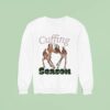 Cuffing Season Deers Kiss Christmas Sweatshirt