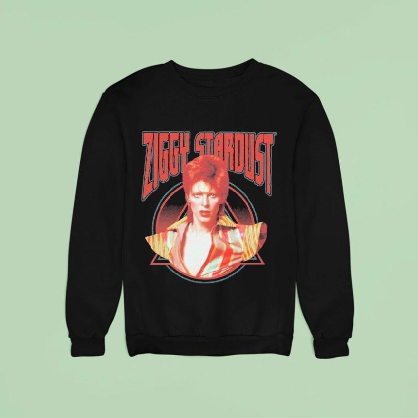 David Bowie Ziggy Stardust Photo Sweatshirt David Bowie Ziggy Stardust Photo Sweatshirt