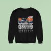 Denver Broncos Afc West Division Champions Helmet Name Roster Sweatshirt