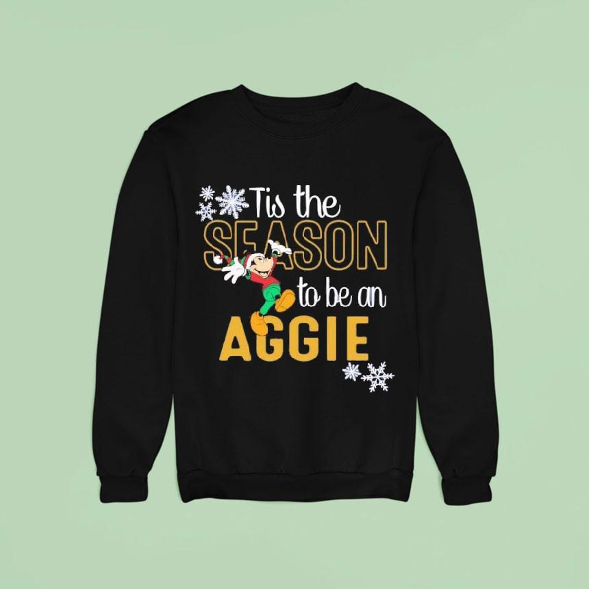 Disney Tis The Season To Be An Aggie Sweatshirt Disney Tis The Season To Be An Aggie Sweatshirt