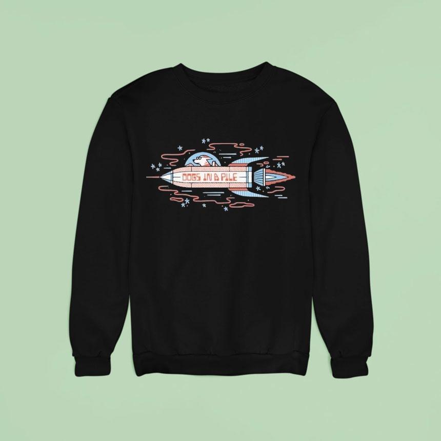 Dogs In Apile Rocke Sweatshirt Dogs In Apile Rocke Sweatshirt