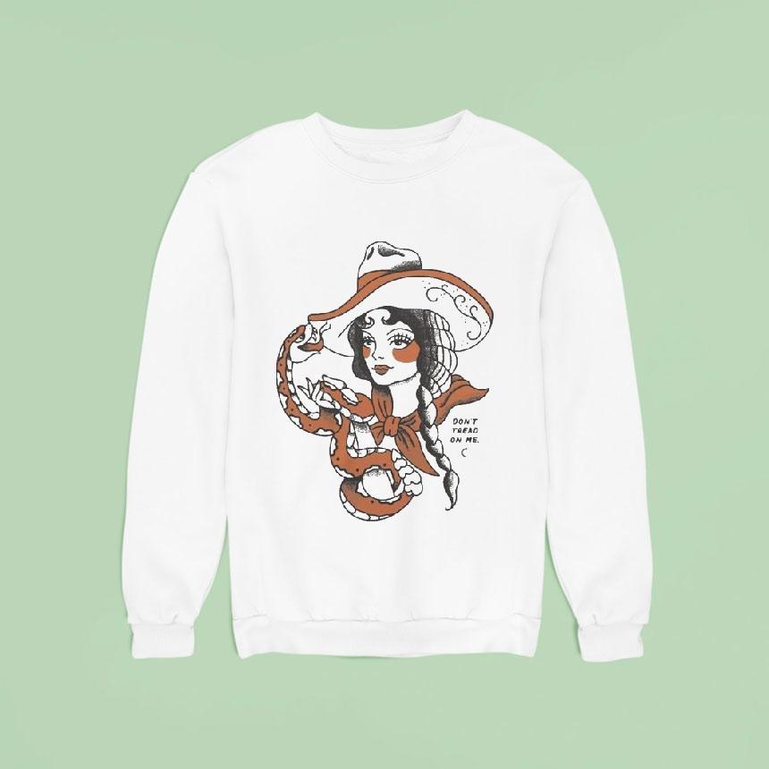 Don T Tread On Me Turning Point Usa Cowgirl Sweatshirt Don T Tread On Me Turning Point Usa Cowgirl Sweatshirt
