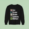Eat Sleep Anime Gaming Repeat Gamer Sweatshirt