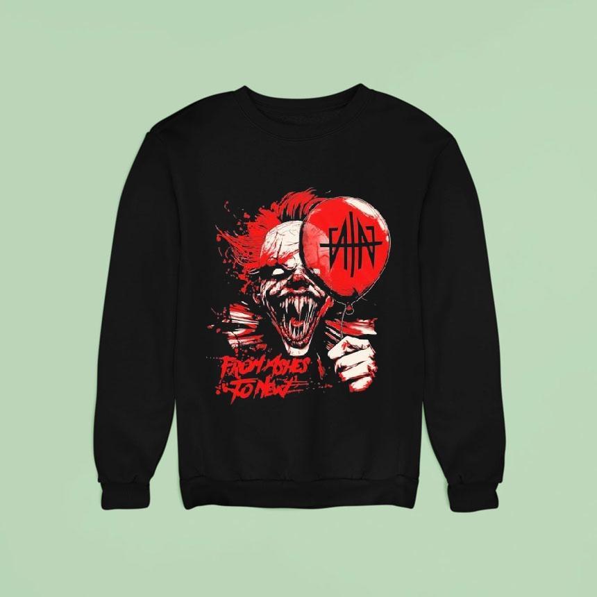 From Ashes To New Pennywise Balloon Sweatshirt From Ashes To New Pennywise Balloon Sweatshirt