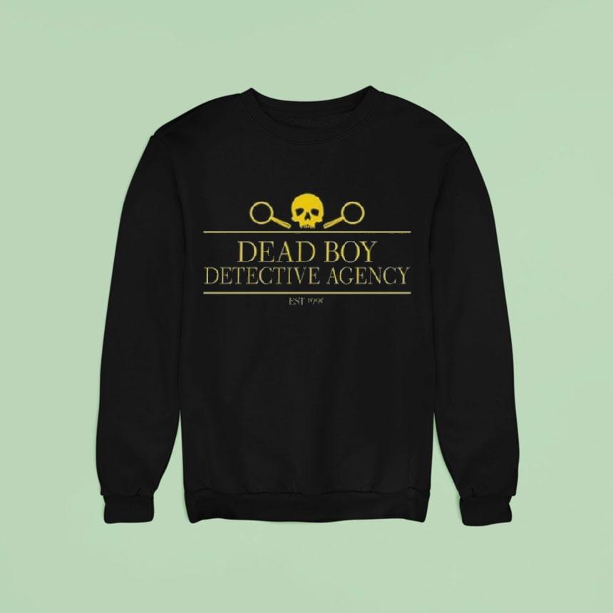 George Rexstrew Dead Boy Detective Agency Est Sweatshirt George Rexstrew Dead Boy Detective Agency Est Sweatshirt