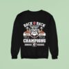 Georgia Bulldogs Back Back Southeastern Conference Sec Champion Sweatshirt