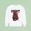 Ghost Racing Ghost Girl Red Flames Helme Sweatshirt