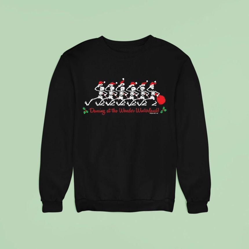 Grateful Dead Dancing Skeletons Dancing At The Wonder Winterland Sweatshirt Grateful Dead Dancing Skeletons Dancing At The Wonder Winterland Sweatshirt