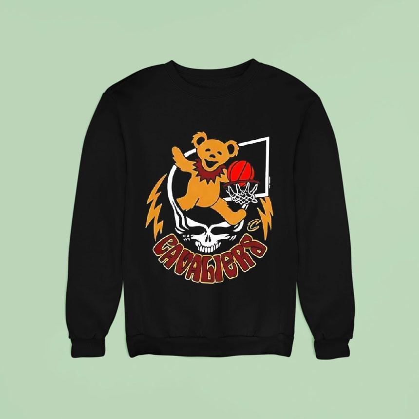 Grateful Dead X Cleveland Cavaliers Sweatshirt Grateful Dead X Cleveland Cavaliers Sweatshirt