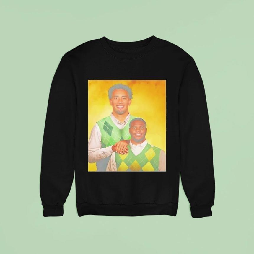 Green Bay Football Jordan Love And Micah Parsons Step Brothers Sweatshirt Green Bay Football Jordan Love And Micah Parsons Step Brothers Sweatshirt