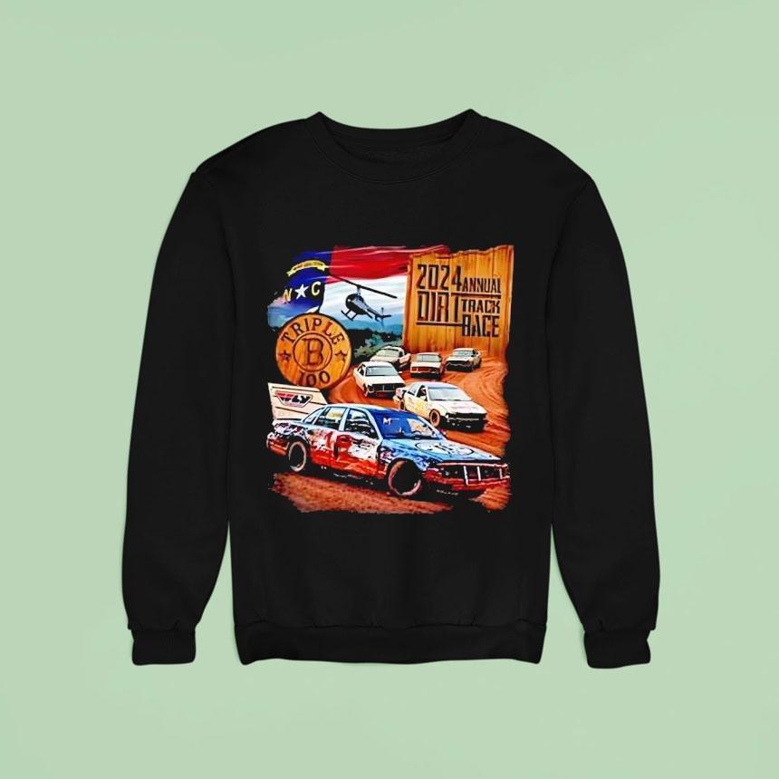 Greg Biffle Triple B Dirt Annual Track Bace Sweatshirt Greg Biffle Triple B Dirt Annual Track Bace Sweatshirt