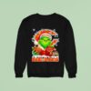 Grinch Holding Football And Helmet Chicago Bears Merry Christmas Sweatshirt