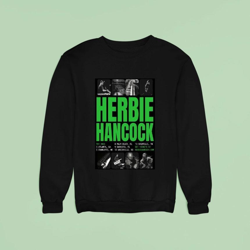 Herbie Hancock May Tour Sweatshirt Herbie Hancock May Tour Sweatshirt