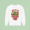 Here For The Forced Family Fun Santa Elf Reindeer Christmas Sweatshirt