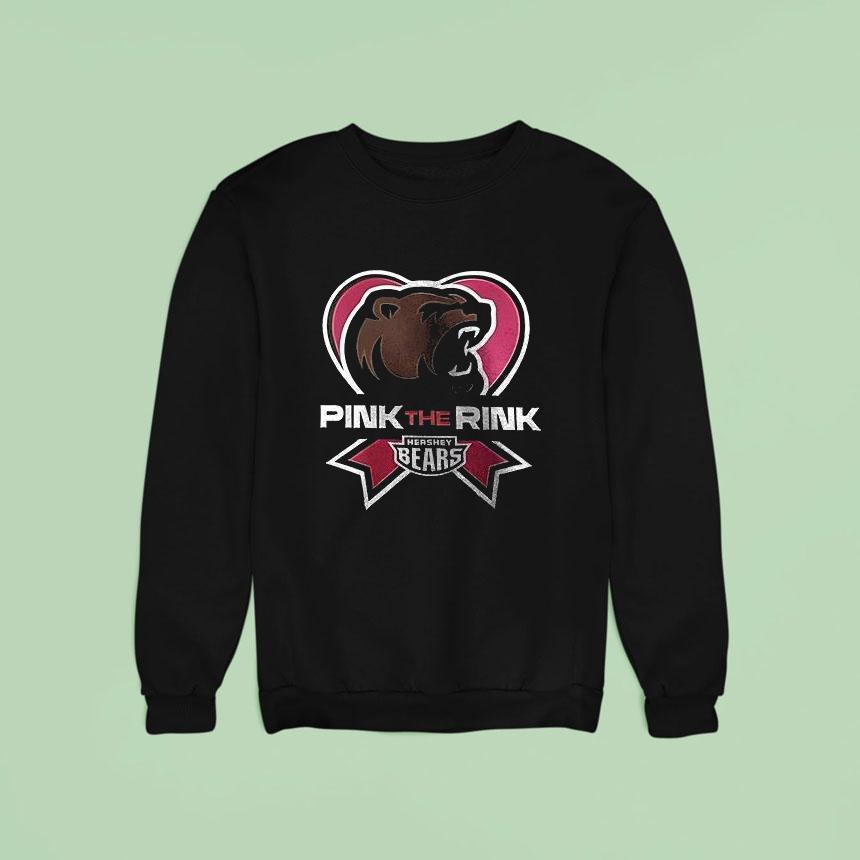 Hershey Bears Pink The Rink Logo Sweatshirt Hershey Bears Pink The Rink Logo Sweatshirt
