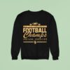 Indiana Hoosiers Big Ten Conference Gold Football Champs Sweatshirt