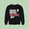 Indiana Volleyball Text Logo Sweatshirt