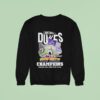 James Madison Dukes Stomp Troy Trojans Sun Belt Champions Bridgeforth Stadium Masco Sweatshirt