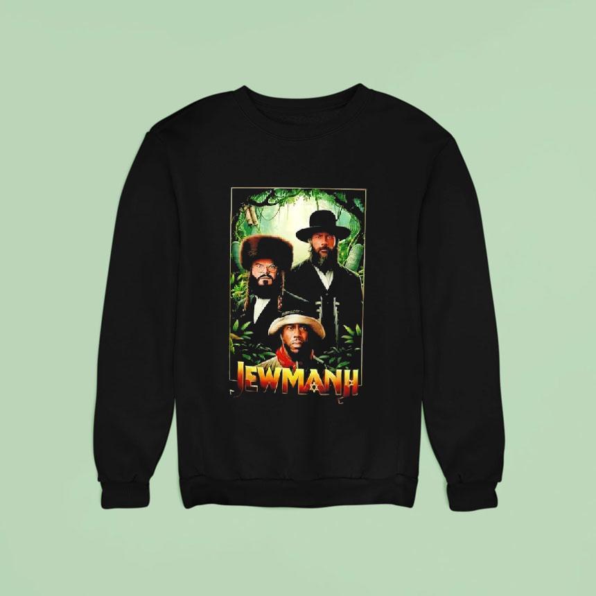 Jewmanji Jack Black And Kevin Hart Film Sweatshirt Jewmanji Jack Black And Kevin Hart Film Sweatshirt