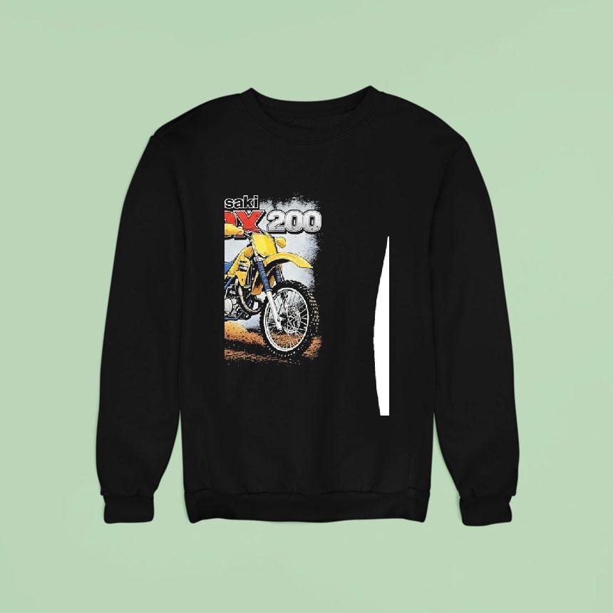 Kawasaki Kdx Motorcycle Sweatshirt Kawasaki Kdx Motorcycle Sweatshirt