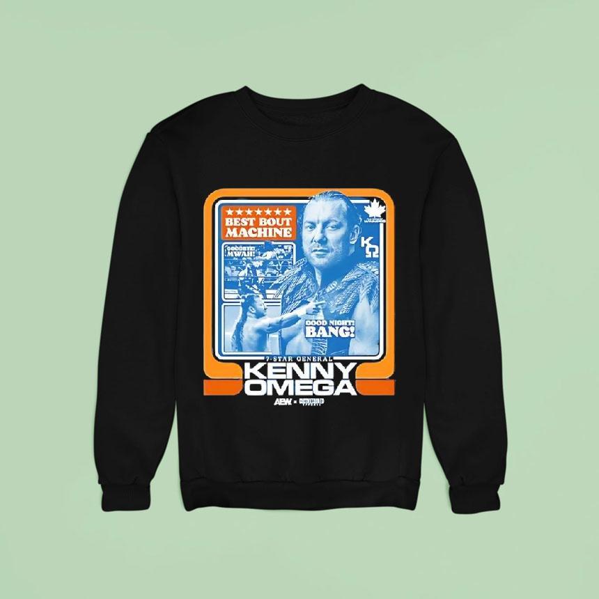 Kenny Omega Best Bout Machine Good Night Bang Aew Graphic Sweatshirt Kenny Omega Best Bout Machine Good Night Bang Aew Graphic Sweatshirt