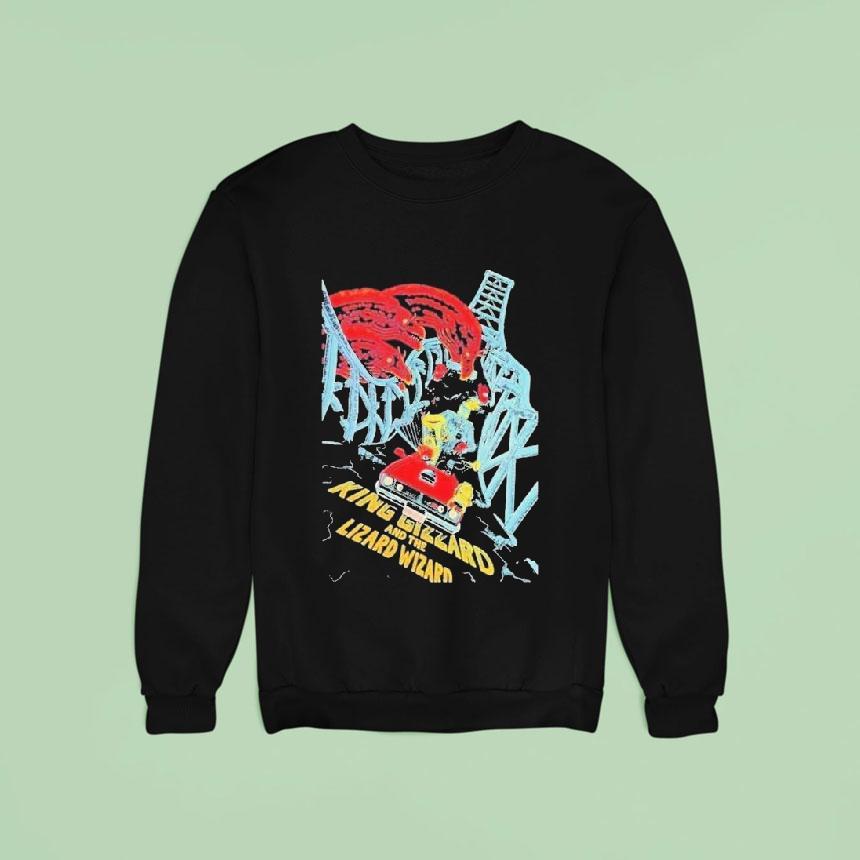 King Gizzard Dec Princess Theatre Brisbane Australia Sweatshirt King Gizzard Dec Princess Theatre Brisbane Australia Sweatshirt