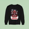 Krampus Nightmare Skeletons Graphic Sweatshirt