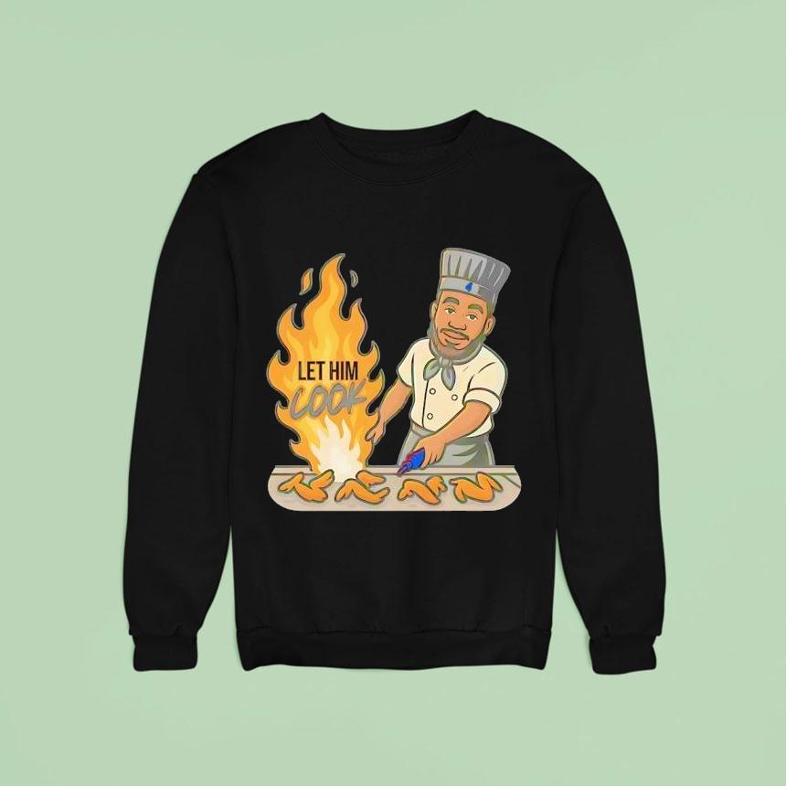 Let Him James Cook Buffalo Bills Sweatshirt Let Him James Cook Buffalo Bills Sweatshirt