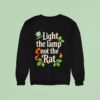 Light The Lamp Not The Rat Funny Christmas Matching Family Sweatshirt