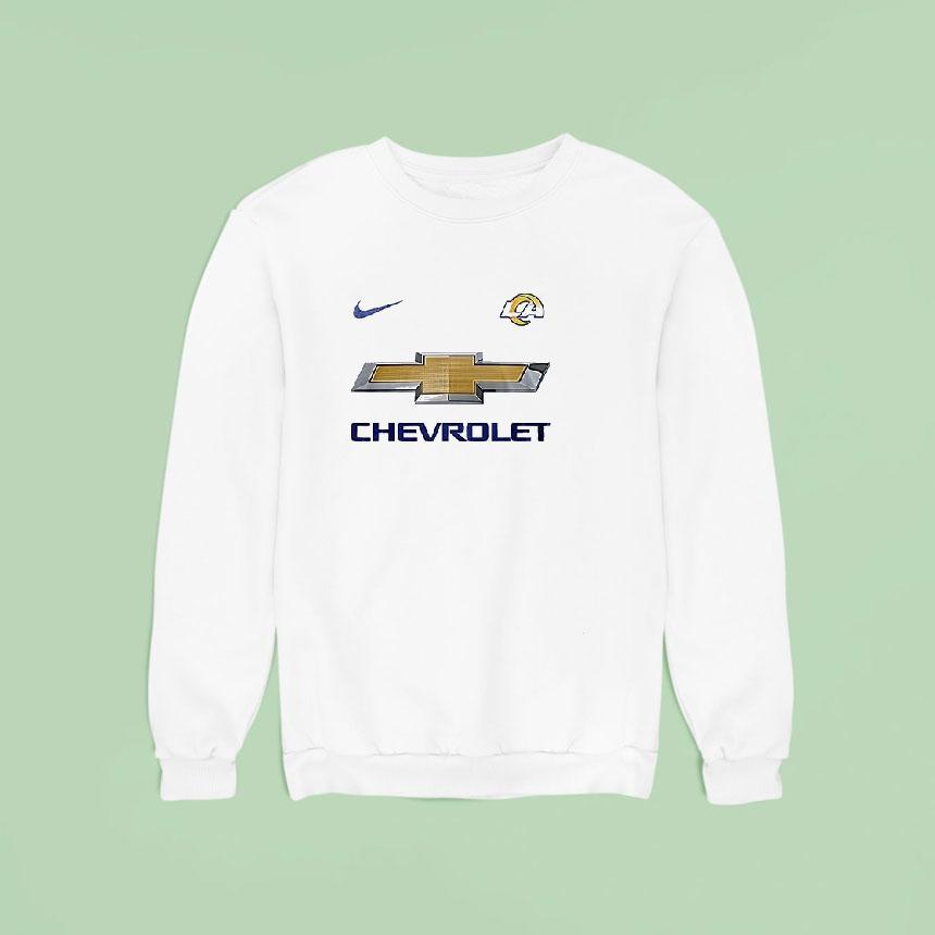 Los Angeles Rams Chevrolet Best Companion The Heartbeat Of America Sweatshirt Los Angeles Rams Chevrolet Best Companion The Heartbeat Of America Sweatshirt