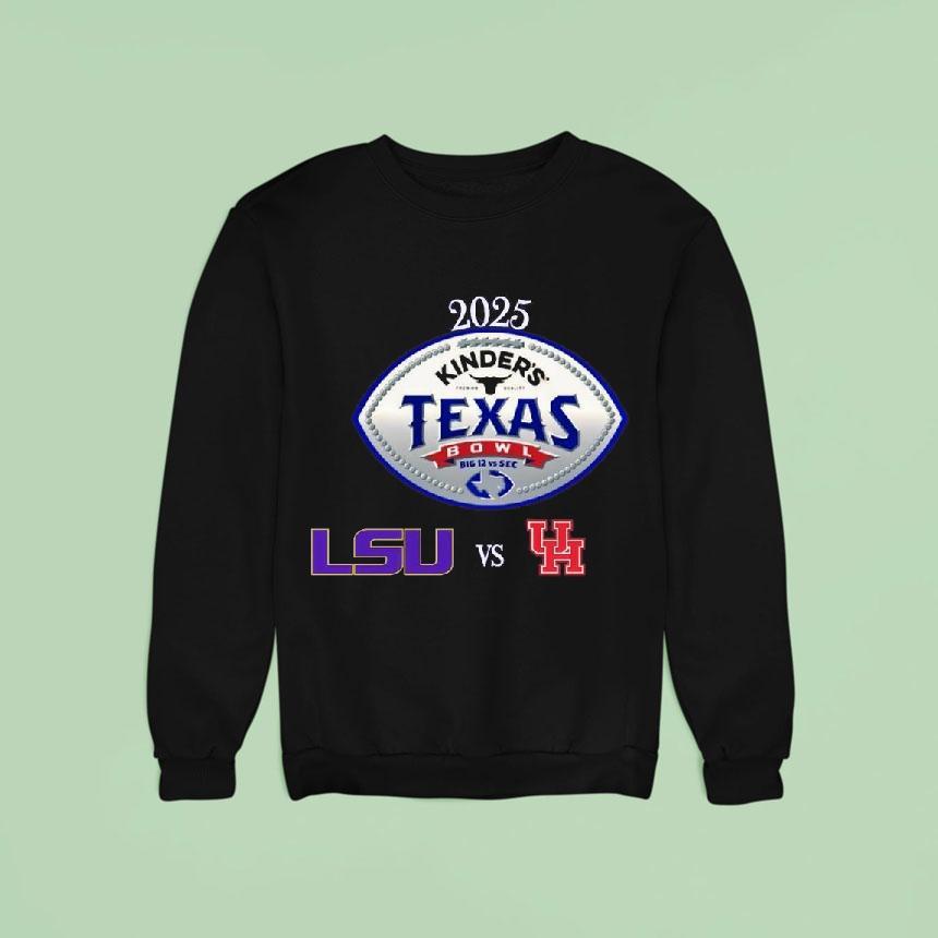 Lsu Tigers Vs Houston Cougars Football Kinder S Texas Bowl Sweatshirt Lsu Tigers Vs Houston Cougars Football Kinder S Texas Bowl Sweatshirt